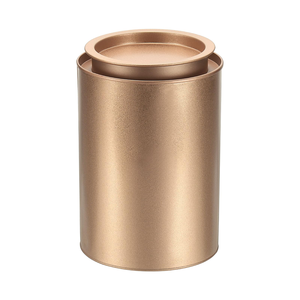 กล่องโลหะพิมพ์ลายตามสั่งสำหรับบรรจุของขวัญ ขนม ชา กาแฟ กล่องโลหะทรงกลม - Product Image 1