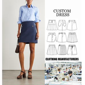 Mini <span class=keywords><strong>jupe</strong></span> <span class=keywords><strong>bleu</strong></span> <span class=keywords><strong>marine</strong></span> taille haute pour <span class=keywords><strong>femme</strong></span> avec poche <span class=keywords><strong>jupe</strong></span> courte <span class=keywords><strong>droite</strong></span> XS au crochet de luxe pour la maternité d'été - Product Image 1