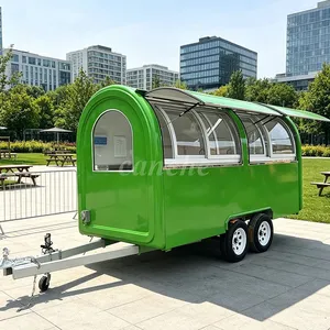 Camión de Comida Móvil Personalizado de 4m, Remolque Tipo Camper para Venta de Hamburguesas, Pizza y Otros Alimentos - Product Image 1