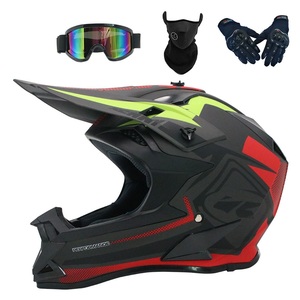Casque de motocross pour adulte avec lunettes, gants et masque-Casque de moto et de VTT tout-terrain DOT/FMVSS-218 - Product Image 6