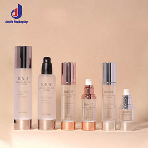 Сменный прозрачный безвоздушный флакон-помпа для сыворотки 50 мл 100 мл, косметический контейнер, флакон для лосьона и солнцезащитного крема - Product Image 3