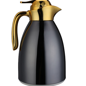 1L Vente Directe Pichet Sous Vide Bouteille Isolée Personnalisée Grande Capacité Arabe Thermos Théière De Luxe Moderne Flacon Turc Cafetière - Product Image 1