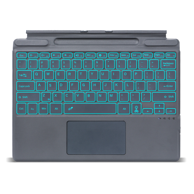 Surface Pro 9 Wireless Keyboard with Touchpad Backlit Rechargeable and Detachable Keyboard for Microsoft Surface Pro X Pro 8 BT