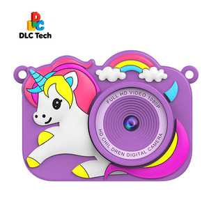 Cámara Infantil DLC con Diseño de Unicornio, Carcasa de Plástico y ABS |   Cámara Dual CCD MicroSD con Pantalla IPS de <2 Pulgadas, Video 4K, Fotografía con Temporizador - Product Image 2