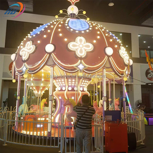 Carrousel de luxe 16 places pour enfants, manège de parc d'attractions, chevaux de carrousel à vendre à prix abordable - Product Image 2