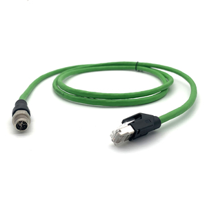 สายเชื่อมต่ออีเธอร์เน็ต bibo Custom M12 8p CAT.6A ความเร็ว 10 Gbps พร้อมหัวต่อแบบสกรู ชนิดตัวผู้/ตัวเมีย - Product Image 4