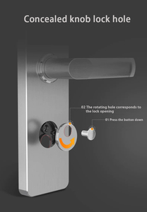 Mật khẩu khóa cửa khách sạn 304 thép không gỉ thẻ RFID hệ thống quản lý khách sạn khóa cửa với 304 SS mộng ttlock ứng dụng - Product Image 6