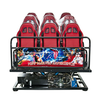 Console de jeu de borne d'arcade de jeux de course 9d vr, réalité virtuelle colorée