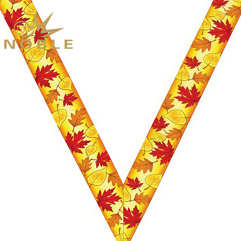 Dance Fantastic Blue Sateen Neck Ribbon Custom Medal Ribbon Bars Color Ribbon for Winner Medal Image 4