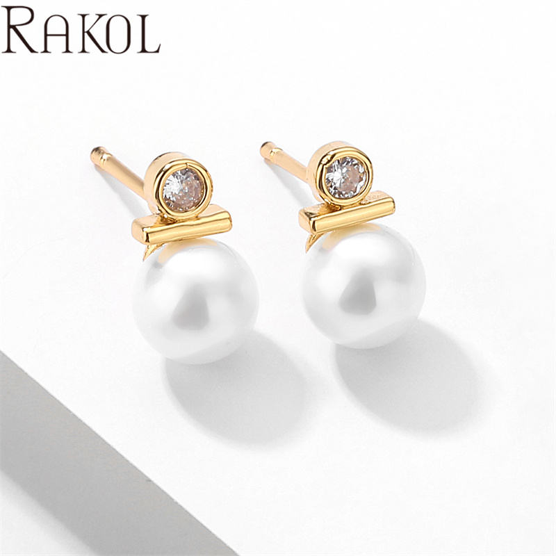 Gold plating clear stone