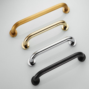 Barras de apoyo Junsway de 40 cm, de aluminio pulido, barandilla de seguridad para baño, escaleras y inodoro - Product Image 1