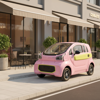 Vehículo Eléctrico Popular y Atractivo para Pasajeros, Autonomía NEDC de 120~300 km, Potencia del Motor de 3500 W, Batería de Litio de 60 V y 200 Ah, Velocidad de 55 km/h