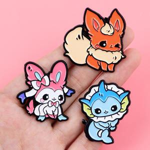 Meilleur populaire <span class=keywords><strong>Pokemon</strong></span> métal artisanat dessin animé galvanoplastie broche Badge étudiant sac à dos broche mignon pendentif broche émail broche - Product Image 3