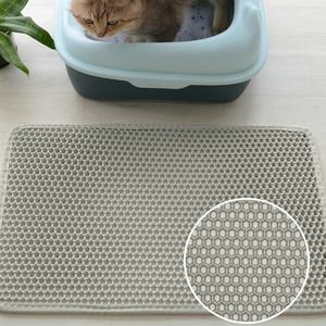 Venda Eva Material Mesh Peneira Fácil Limpeza <span class=keywords><strong>Cat</strong></span> Litter Mat Dupla Camada Impermeável Urina Prova Trapping Mat - Product Image 5