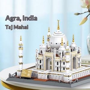 OEM Taj Mahal Building <b>Blocks</b> ABS <b>Plastic</b> 1:1 Scale 5-Piece Educational Creative Construction Set for Kids & Adults Wholesale - Product Image 1
