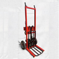 Apilador Eléctrico de Palets Totalmente Eléctrico con Carga de 300 kg para Manipulación en Construcción, Carretilla Eléctrica Tiger Autopropulsada con Elevación Automática para Almacenamiento