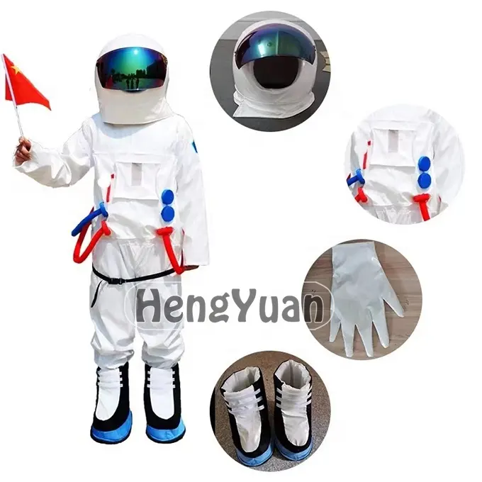 Karnaval Natal Halloween up pakaian ruang cocok untuk anak dewasa pesta topeng klub Cosplay astronot