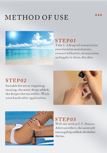 Enjoy Skin Oraganic Esencia de autobronceado Gotas <span class=keywords><strong>Bronceador</strong></span> natural puro Hidrata Esencia de bronceado de la piel - Product Image 4