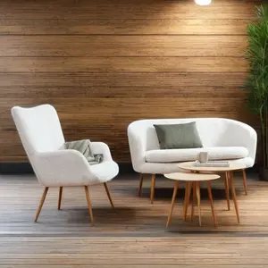 ZB BSCI fabbrica moderno Design semplice bambù rotondo piccolo divano tavolo da caffè tè tavolino da soggiorno mobili per uso domestico
