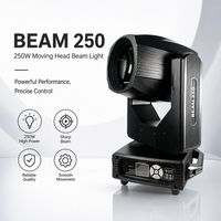 Luz Móvil de Cabeza HAT de 250W para Bodas y Fiestas, Luz de Escenario Sharpy, Luces Móviles de Cabeza