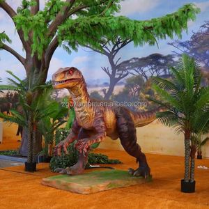 Dinosaure Velociraptor Animatronique : Modèle réaliste pour la décoration intérieure/extérieure des parcs à thème, musées, centres commerciaux et aéroports - Product Image 3