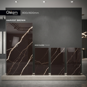 Liguria Black 800x1600mm High Gloss Porcelain Floor And Wall <b>Tiles</b> Black Marble Design 80x160cm - Product Image 4