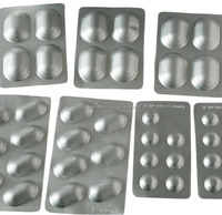 Feuilles d'aluminium Capsule pilules comprimés emballage blister feuille de couvercle emballage pharmaceutique avec feuille de formage à froid ou PVC