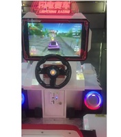Voiture à pédales à monnayeur pour parcs d'attractions, machine de jeu dynamique pour enfants, jeu de course et de conduite en arcade intérieure