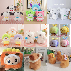 Juguetes de peluche de 8 pulgadas de <span class=keywords><strong>Spiderman</strong></span>, Iron Man y Capitán América, rellenos de algodón PP, almohada de peluche para máquina de garras, ideal para fiestas, venta al por mayor. - Product Image 2