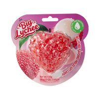Fruitvormige dubbelgelaagse gevulde gummy snoepjes met sappige vulling, zachte gummy snoepjes, op maat gemaakte private label gummy snoepjes