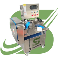 Cortadora Automática de Vegetales de Hoja con Cinta Transportadora para Apio, Puerro, Cebollino y Repollo
