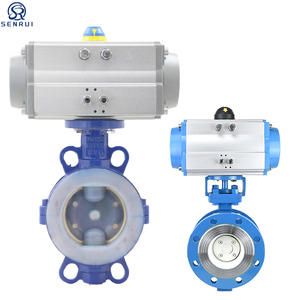 Запорный клапан-дисковый затвор Wi-Fi для холодильных установок, 14 дюймов, Dn350, с металлическим седлом, межфланцевый, с контроллером, 12 дюймов, различные размеры, металлический - Product Image 2