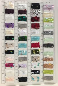 Toplu güçlü akrilik karışımlı iplik tıknaz örgü Polyester payet ipliği el örgü için boyalı desen rengi ile - Product Image 6