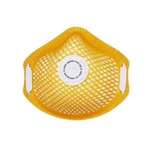 DM043V -2 rivestimento morbido antiparticolato respiratore Anti polvere maschera per la costruzione e la pulizia con filtro dell'aria