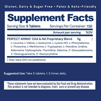 Comprimés d'acides aminés EAA BCAA 5g, compatibles Keto, sans gluten, supplément sportif, formule personnalisée OEM, vente en gros d'usine