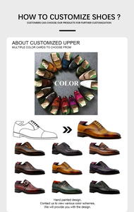 Zapatos <span class=keywords><strong>Oxford</strong></span> Clásicos Italianos con Construcción Goodyear para Hombre, Zapatos <span class=keywords><strong>Oxford</strong></span> de Vestir para Negocios, Zapatos de Cuero Genuino de Alta Calidad, Zapatos Personalizados para Hombre - Product Image 5