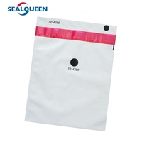 Sac de transport en plastique opaque avec logo personnalisé sac de sécurité inviolable avec preuve de verrouillage sac d'argent en espèces