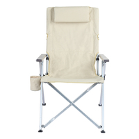 Chaise pliante moderne et portable pour l'extérieur, réglable, avec cadre en aluminium et tissu Oxford, chaise de plage OEM