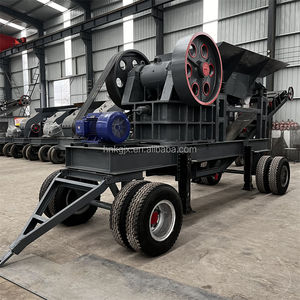 Высококачественный бетонный блок PE400x600 с дизельным двигателем, мобильная щековая дробилка, дробилка для карьерного горного завода - Product Image 5