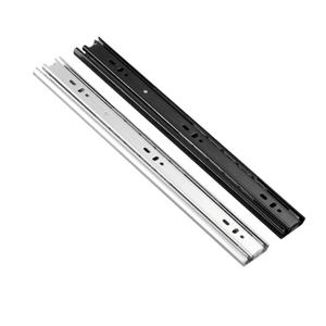 Toptan 3 kat hidrolik yumuşak yakın tampon çekmece kızakları mobilya donanım için çekmece rayı koşucular raylar kılavuzu - Product Image 1