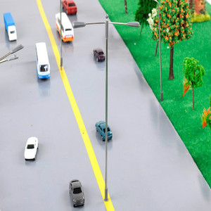 Lampioni Ferroviari <span class=keywords><strong>in</strong></span> Scala 1:75-200, Luci Stradali LED 3V, Modelli <span class=keywords><strong>in</strong></span> Miniatura per Scenari di Costruzioni - Product Image 5