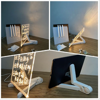 Panneau lumineux led note pour la maison, réglable, multifonction, créative