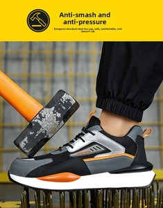 <span class=keywords><strong>Chaussures</strong></span> <span class=keywords><strong>de</strong></span> sécurité sportives légères pour hommes avec embout en acier, <span class=keywords><strong>vente</strong></span> directe OEM <span class=keywords><strong>de</strong></span> la marque GUYISA - Product Image 3