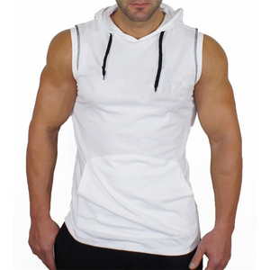 Débardeur ample et confortable à capuche pour hommes, tendance personnalisée, débardeur Hip Hop de rue sans manches - Product Image 3
