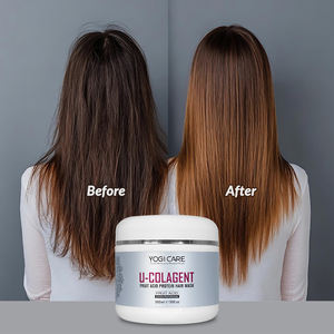 Muestra Gratuita de Mascarilla Capilar Hidratante con Ácido de Frutas, Mascarilla Capilar Hidratante y Suavizante con Colágeno, Productor de Mascarillas Capilares - Product Image 1