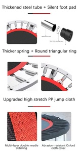 NQ SPORTS 12FT 6-8 Enfants Adultes Extérieur Backyard Trampoline Enfants Loisirs Trampolines Inground Haute Élastique Pliable 38 ". - Product Image 6