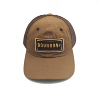 Gorra de Malla de Alta Calidad Hecha en Fábrica, de Algodón, Personalizable con Etiquetas Tejidas y Tiras en Relieve, Admite Impresión de Logotipo