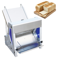 Trancheuse de pain grillé commerciale Couteaux de machine à trancher en acier inoxydable Trancheuse à pain