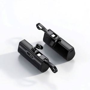 พาวเวอร์แบงค์พกพาขนาดเล็ก 5000mAh ชาร์จไร้สาย ชาร์จเร็ว แบตสำรองสำหรับโทรศัพท์มือถือ ใช้กลางแจ้ง กรณีฉุกเฉิน เดินทาง - Product Image 1