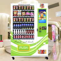 Cash et sans espèces Distributeur automatique de collations et de boissons froides Distributeur automatique extérieur Fabricant